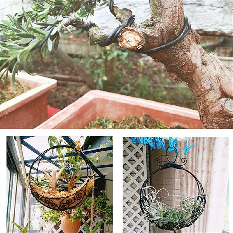 5m Bonsai Draht Pflanzen unterstützung eloxierter Aluminium Bonsai Trainings draht für Pflanzen formen Garten zubehör 5 Größen 1/1/1/2/2/5/3mm