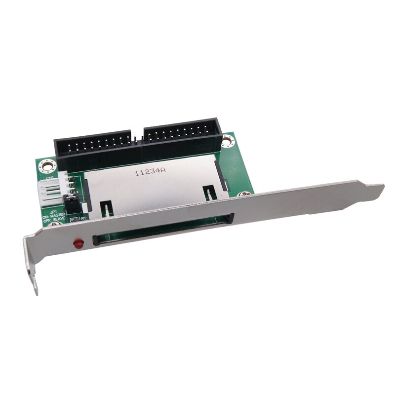 Add On Cards 39/40-Pin CF Compact Flash Card to 3.5" IDE Converter Adapter Riser PCI Bracket Back Panel CF to IDE Expansion Card