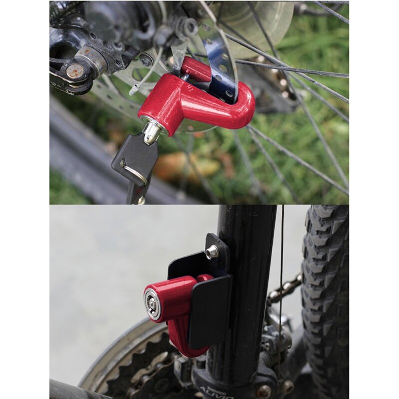 دراجة نارية دراجة هوائية جبلية الأمن مكافحة سرقة دفع الصحافة قفل القرص قفل الفرامل