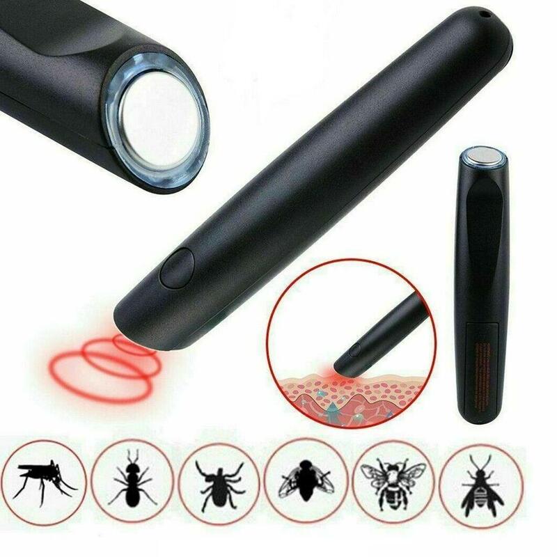 Электронная палочка для снятия зуда от комаров, портативная ручка для снятия зуда, не требует химического нагрева