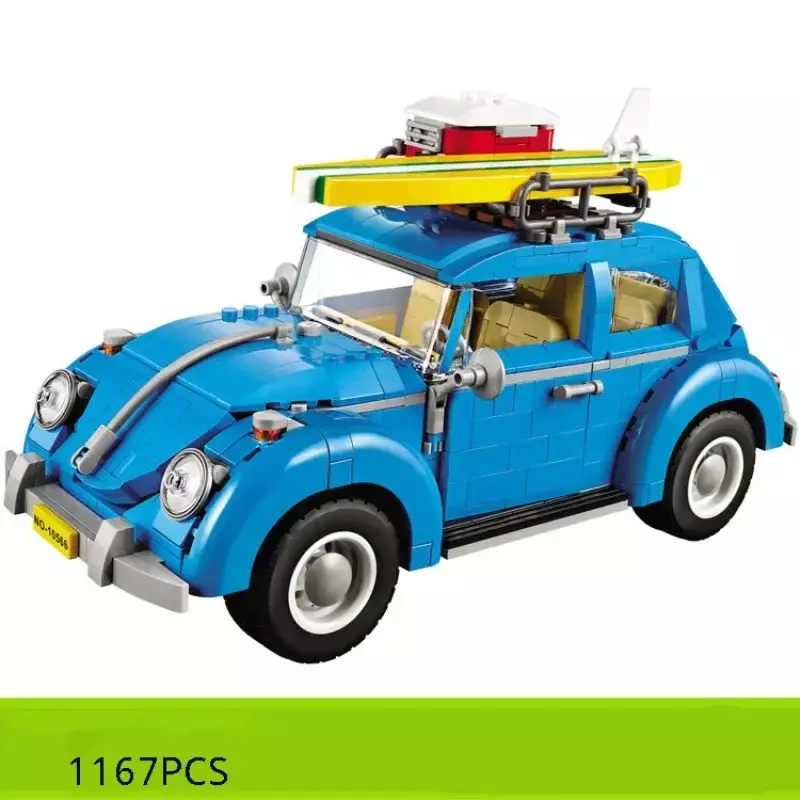 Creative Expert Technical Car Series Building Blocks, modelo Volkswagen Beetle, presentes de tijolo para crianças e adultos