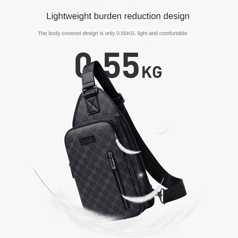 GOLF shoulder bag, crossbody bag, trendy chest bag, men's bag, new fashionable chest small backpack, casual business bag