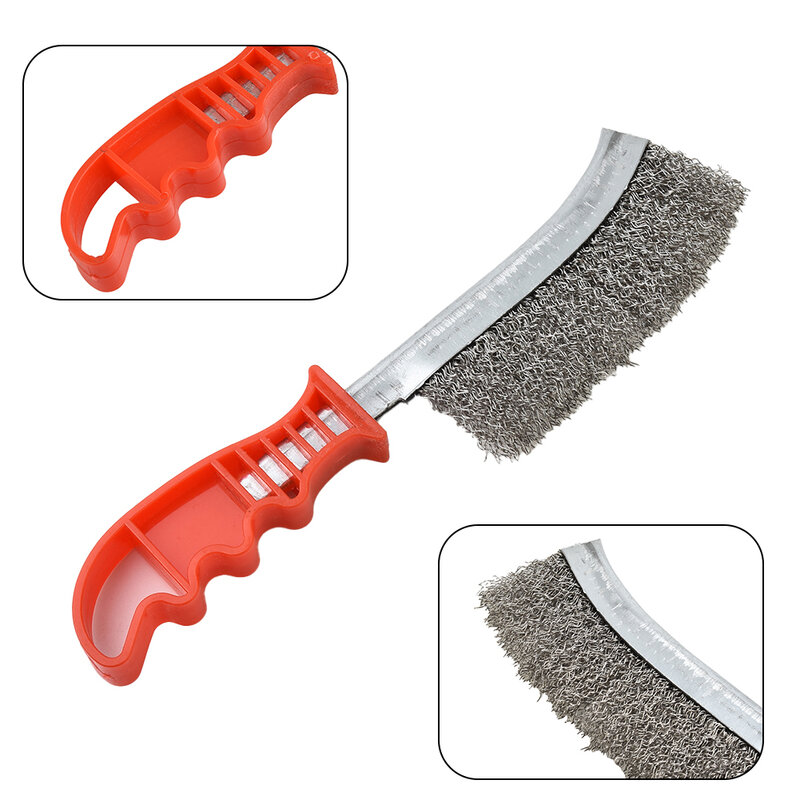 Tools Brush Cleaning For Prep Red+Silver Seam Stainless Steel Welding Wire Workshop Useful Durable High quality