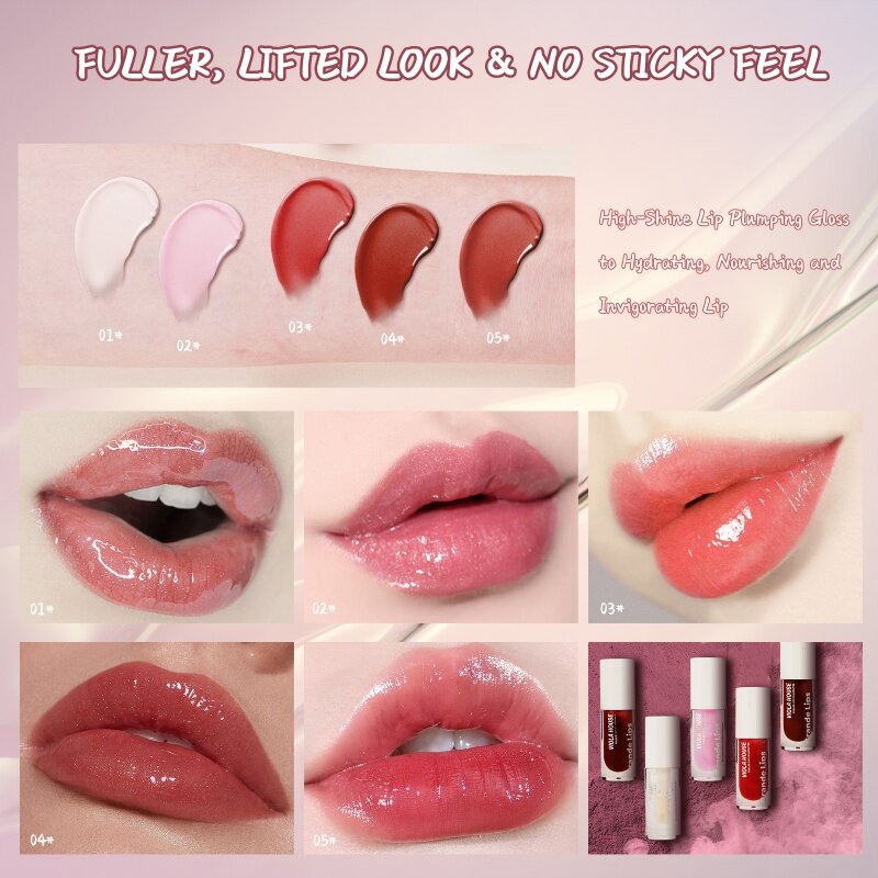 Feng Lipstick Moisture Replenishment Lip Gloss Lip Lacquer Full Lips Lip Plump