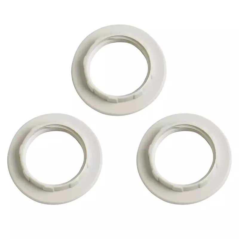Anello paralume nuovo e pratico E14 paralume in plastica collare anello filo lampada paralume portalampada 3 pezzi
