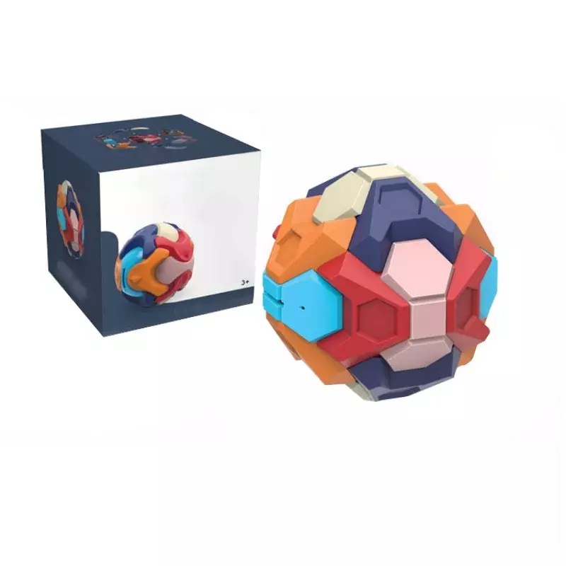 Klocki do budowy skarbonka 3D pudełko na monety zabawka Puzzle DIY kula zdejmowany słoik zabawki do wczesnej edukacji prezent dla dzieci