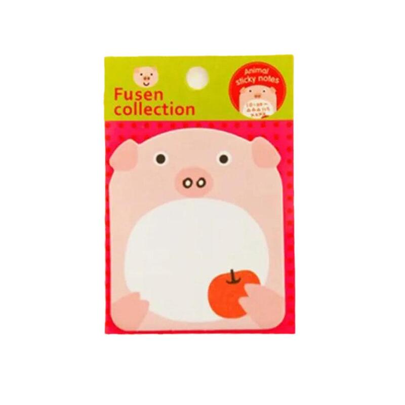 Cute Cartoon Animal Tearable Note Book Sticky Notes Office School Pads Supplies Notepad Children Memo Gifts A3K6