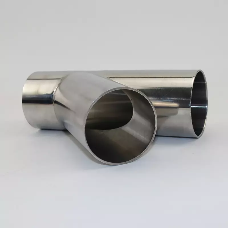 304 нержавеющая сталь 45 градусов тройник OD 19 мм-102 мм нержавеющая сталь скос 1,5 мм 2 мм толщиной трубки