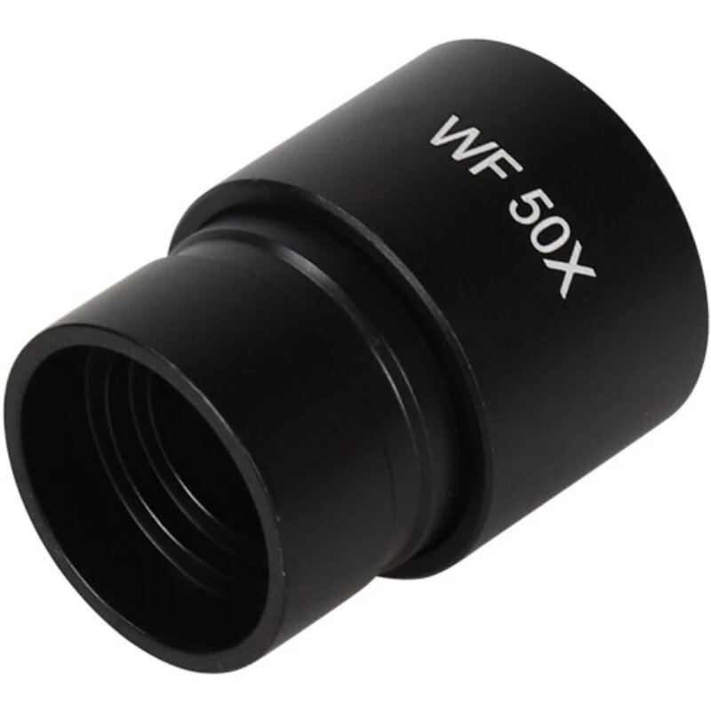 1 pz WF50X tutto in metallo microscopio biologico oculare interfaccia dimensioni 23.2mm lente in vetro ottico