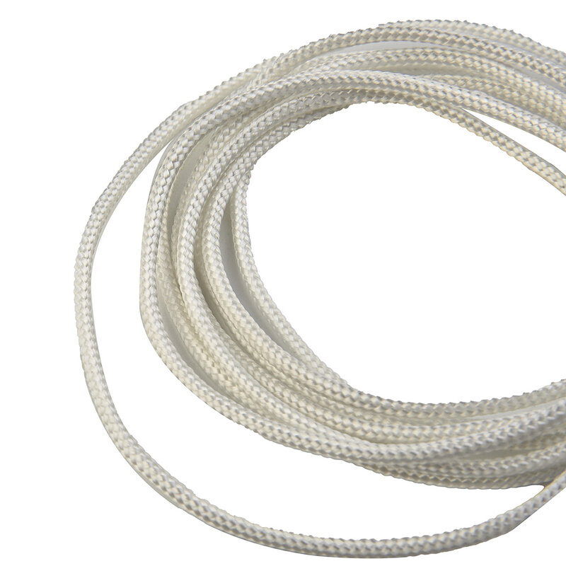 Cuerda de arranque para recortadora, cable blanco de 2/4/5/10M, 2M/4M/5M/10M, 2,5/3/3 motor para motosierra, 5/4mm, 2,5mm/3mm/3,5mm/4mm