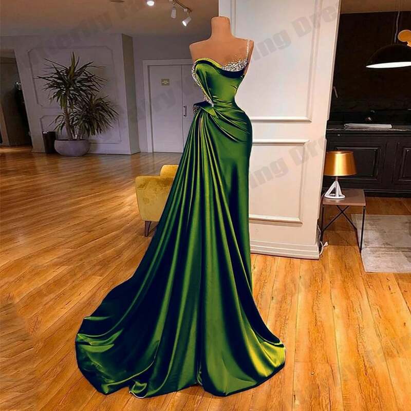 Gorgeous Beading Off Shoulder New 2023 Summer Women's Dresses Sexy Backless Mermaid Dresses Elegant Pretty Evening Party Dresses