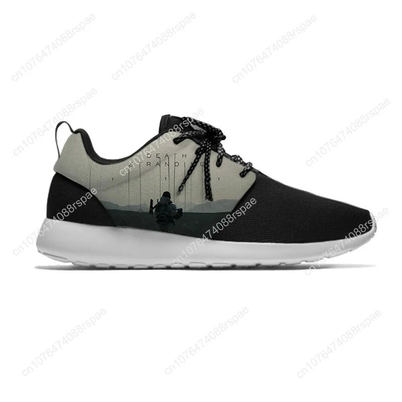 Game Death Stranding Hot Funny Fashion personality Sport Running Shoes Lightweight Breathable 3D Printed Men women Mesh Sneakers