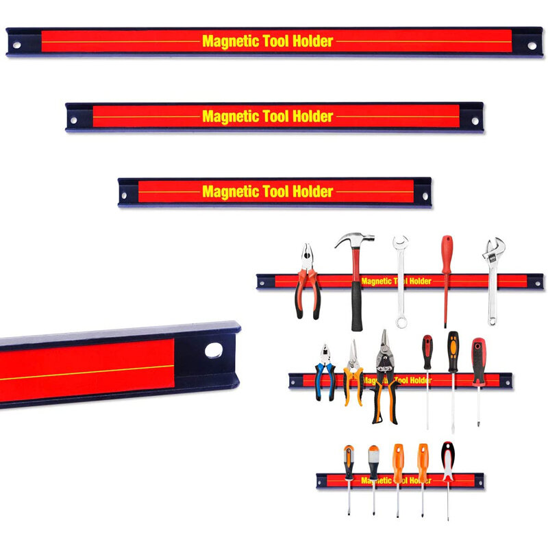 Magnetische Werkzeug Halter, Heavy-duty Magnet Werkzeug Bar Streifen Rack, platzsparende und Starke Metall Organizer Lagerung Rack für Messer Wrench