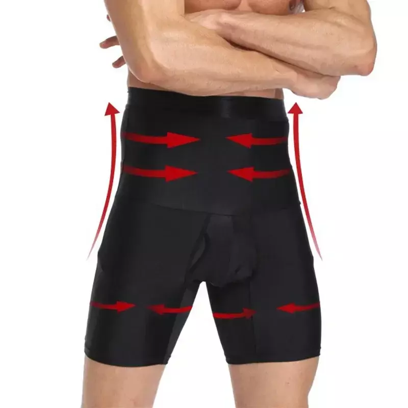 Celana pendek pelangsing perut pria, Bawahan latihan kompresi perut tinggi pembentuk tubuh
