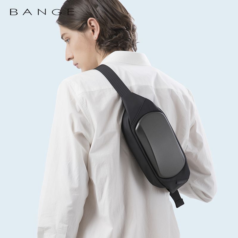 BANGE EVA Chest Bag  Multifunction Crossbody Shoulder Messenger Bag Lightweight Anti-Theft Anti-stain Waterproof Short Trip Pack