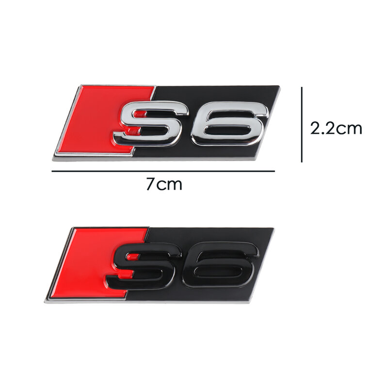 Emblème de Calandre Avant de Voiture 3D en ABS, Accessoires Décoratifs, Danemark ge S pour Audi S3 S4 S5 Dock S7 S8, Logo, Modification de Style existent