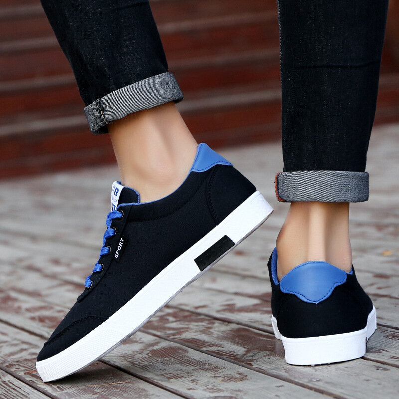 mens shoes casual Denim Male sneaker Slip on Loafers Men Canvas Shoes Breathable Soft Flat Driving Shoes mens casual