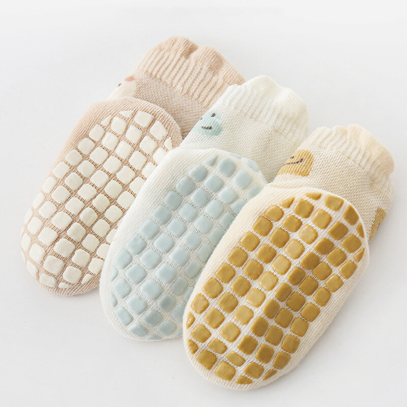 Summer New Antiskid Mesh Mid Baby Socks Newborn Toddler Cotton Knitted Floor Sock For Infant Boys Girls Soft Boneless Sock 0-5Y