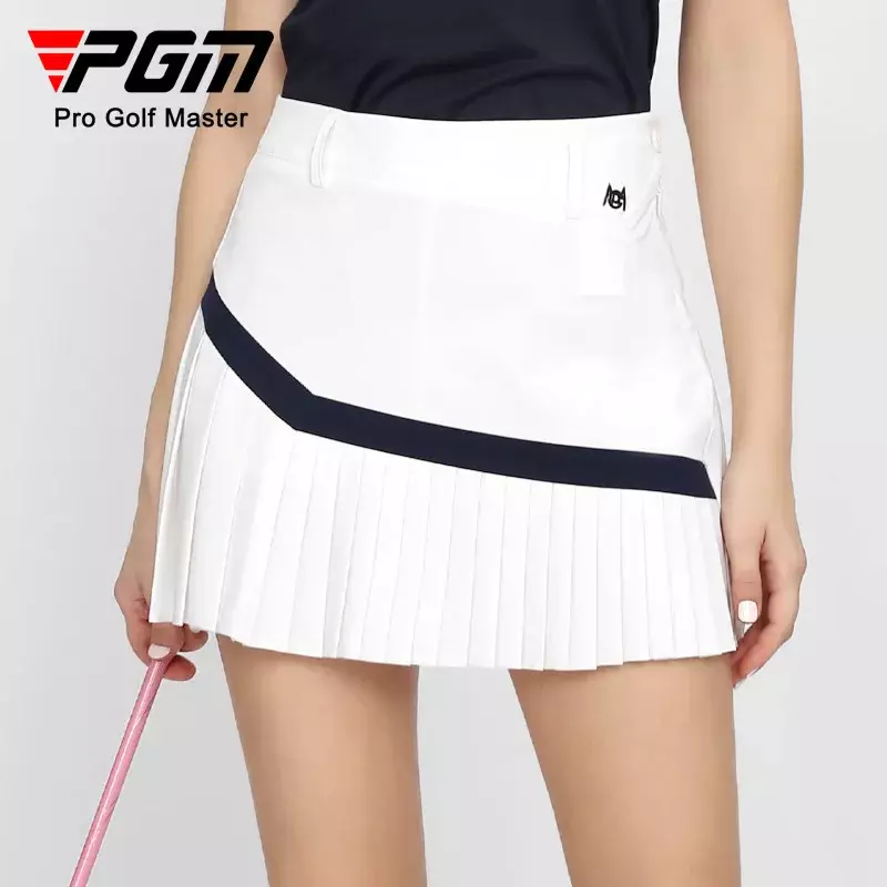 Женская короткая юбка для гольфа PGM, летние дышащие трусики, трапециевидная плиссированная юбка QZ089