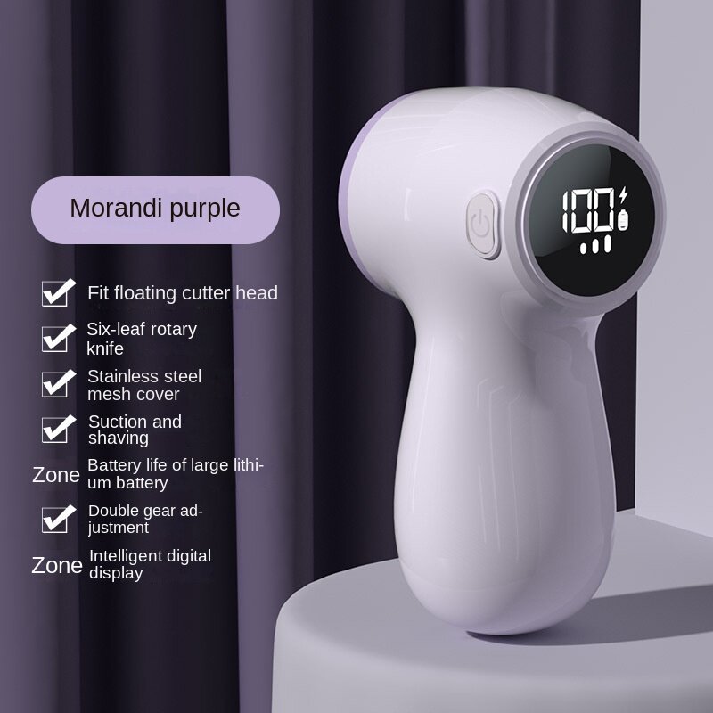 Cortadora de bolas de pelo con pantalla Digital, máquina de afeitar conveniente para el hogar, 2 en 1, carga, depilación, nuevo