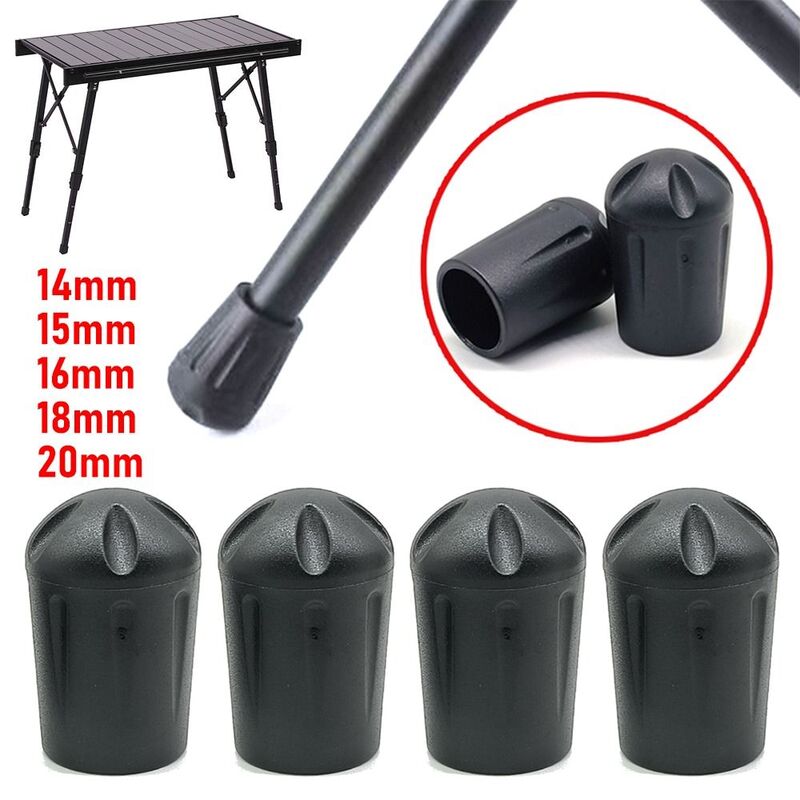 14/15/16/18/20mm Universal Moon Chair Leg Covers Leg Protectors Plug Connector Removable Wear-resistant Camping Chair Accessory