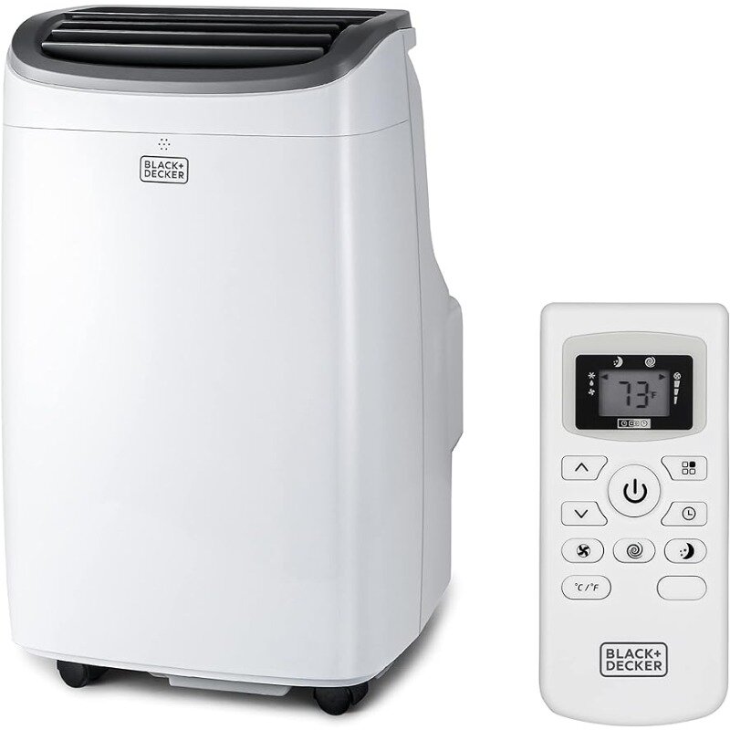 8,000 BTU Portable Air Conditioner up to 350 Sq. with Remote Control, White