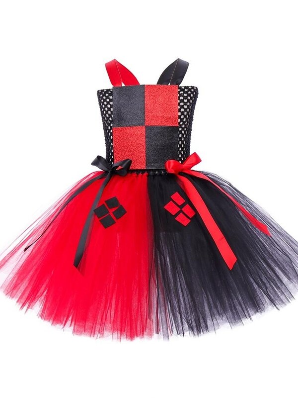 Halloween Children's Cosplay Clothing New Ugly Girl Role Playcostume Children's Puffy Skirt Party Performance Tutu Skirt