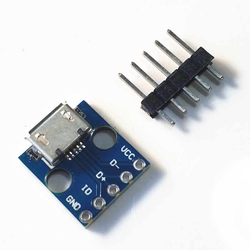 MCU micro USB interfaz socket power to interface bread board 5V power module Placa de desarrollo