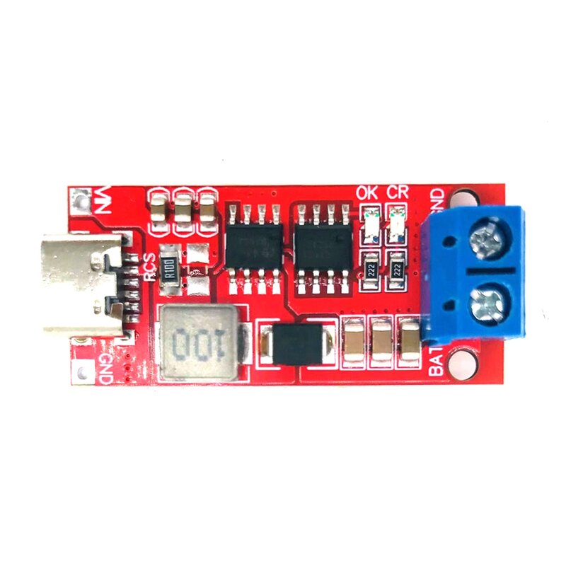 Type-C 2S 4A Boost Module Polymer Lithium Battery Charging Module 18650 Lithium Battery Charging Board