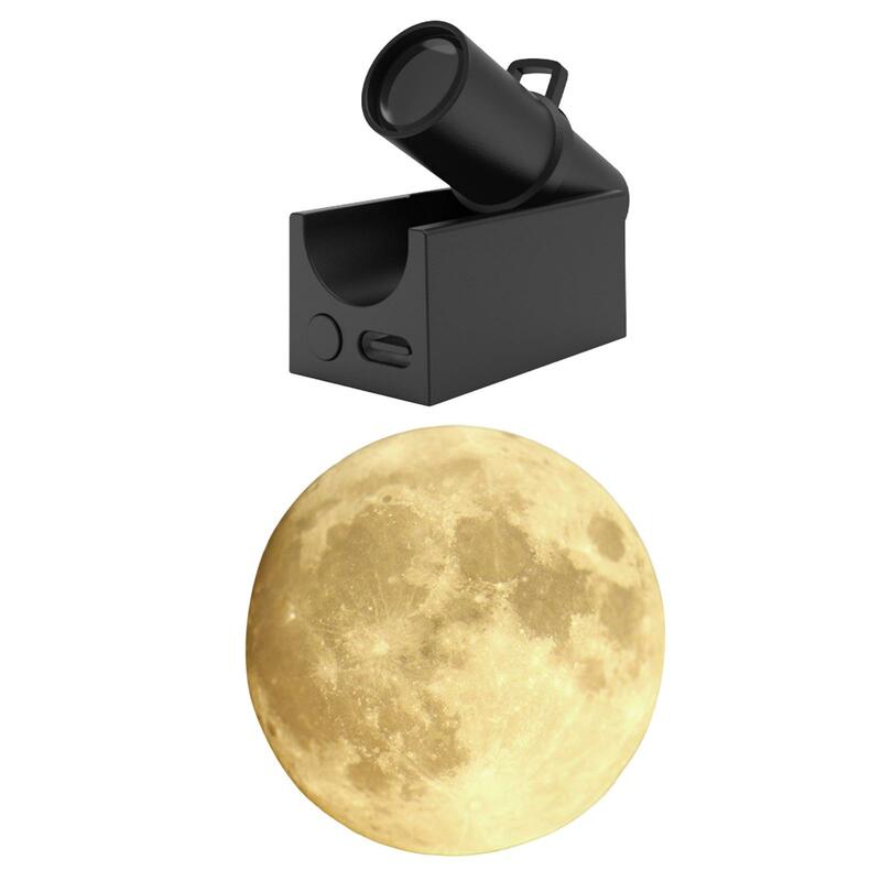 Projector Light USB Powered Decorative Earth/Moon Bedside Lamps for Party