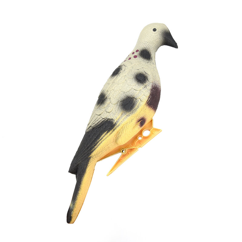 Flèche de tir à l'arc pigeon recourbé gris, pigeon animal 3D, cible de jeu, animal creux, facile à cibler, drôle