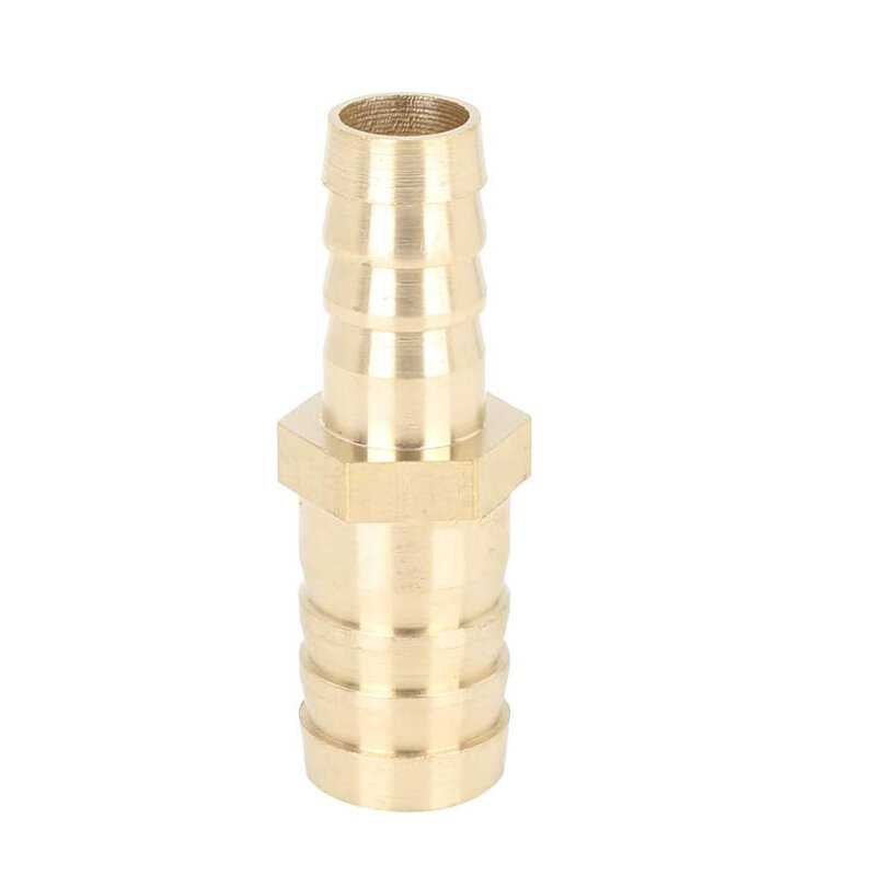 Copper 2 Way Straight Hose Barb Brass Pipe Fitting Connector Fitting Easy-install Durable