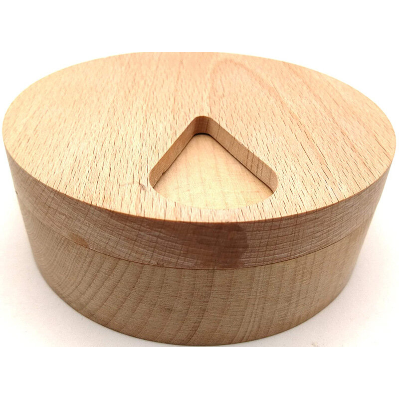 Produtos de madeira artesanato caixa de medicina de madeira 7 grade faia medicina caixa de cozinha de madeira maciça organizar e armazenamento recipiente