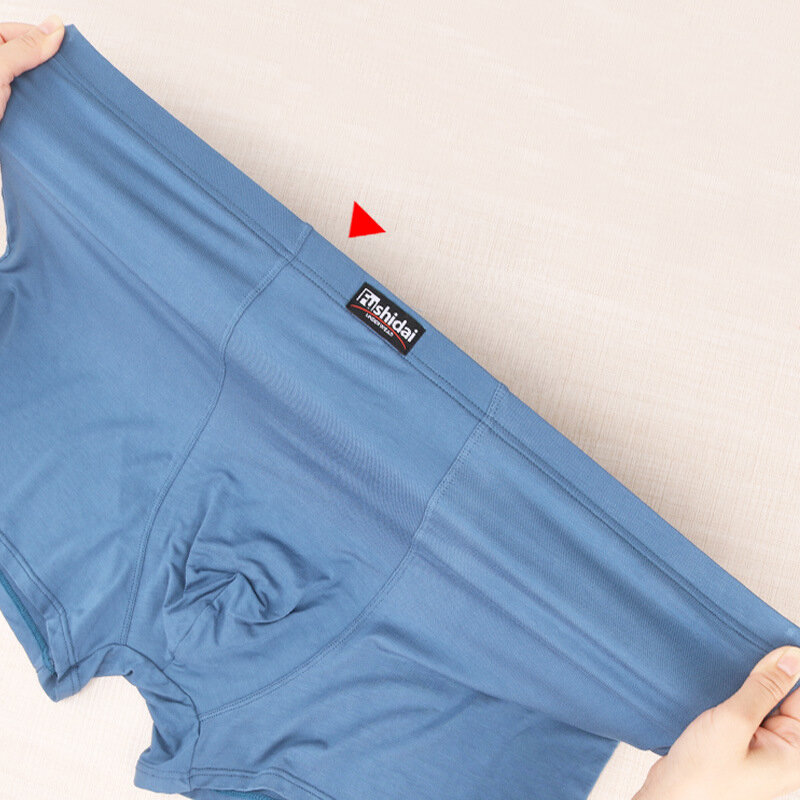 กางเกงบ็อกเซอร์ขาสั้นสำหรับผู้ชายกางเกงโมดัลสำหรับผู้ชาย13XL หนัก200กก. กางเกงใน12XL ขนาดใหญ่กางเกงในทรงหลวม9XL บ็อกเซอร์สีแดงสีดำขนาดใหญ่