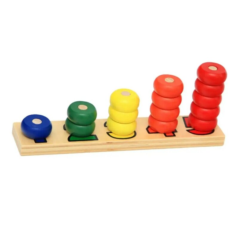 Montessori Kinder Lernspiel mathematisches Material Holz spielzeug-Zahlen Berechnung