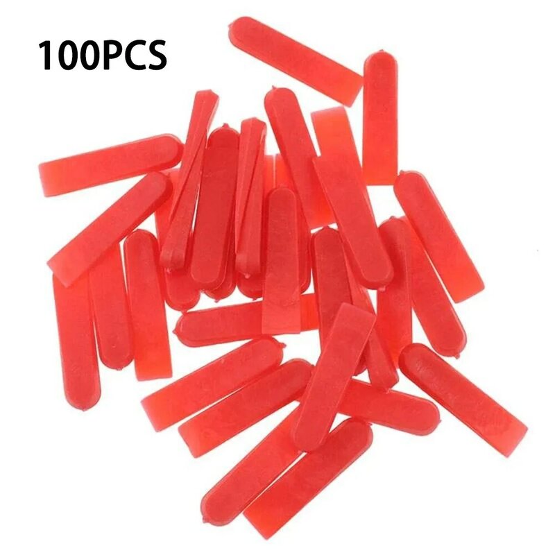 100Pcs Plastic Tile Spacers For Level Up Tiles When Laying Wall Tiles Level Wedges Tile Spacer Reusable Positioning Clips Tool