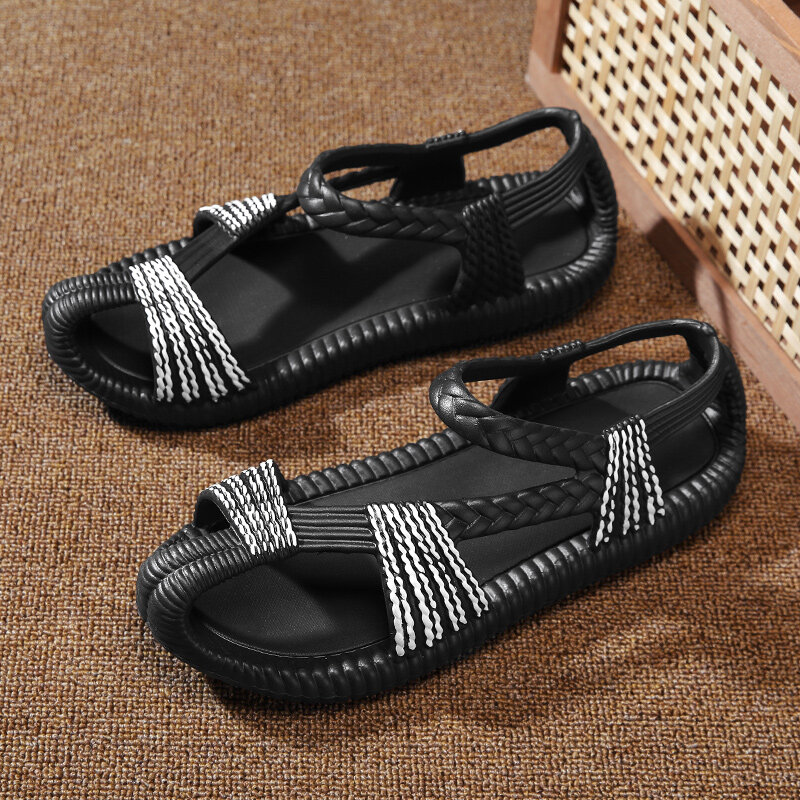 Scarpe da uomo estive sandali piatti nuovo Design pantofola Casual antiscivolo leggero sandali da uomo all'aperto scarpe Sneaker spedizione gratuita