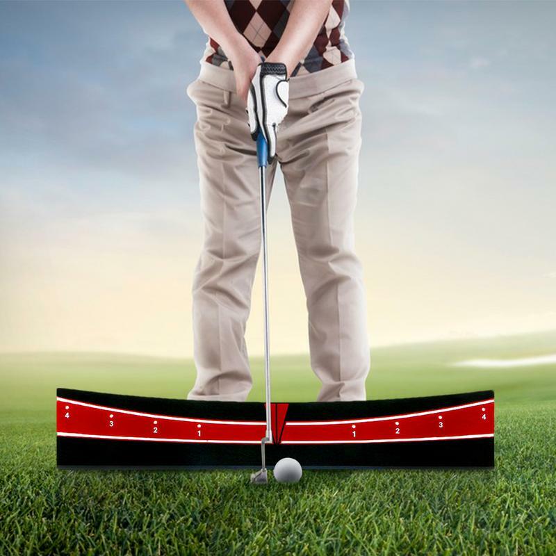 Golf Trainings hilfe einstellbare Putting Aid und Track Training Hilfe Golf zubehör und Golf Trainings geräte Golf Trainer Geschenk