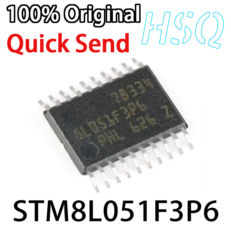 1PCS STM8L051F3P6 STM8L051F3P6TR TSSOP20 Encapsulated Embedded Processor and Controller Chi