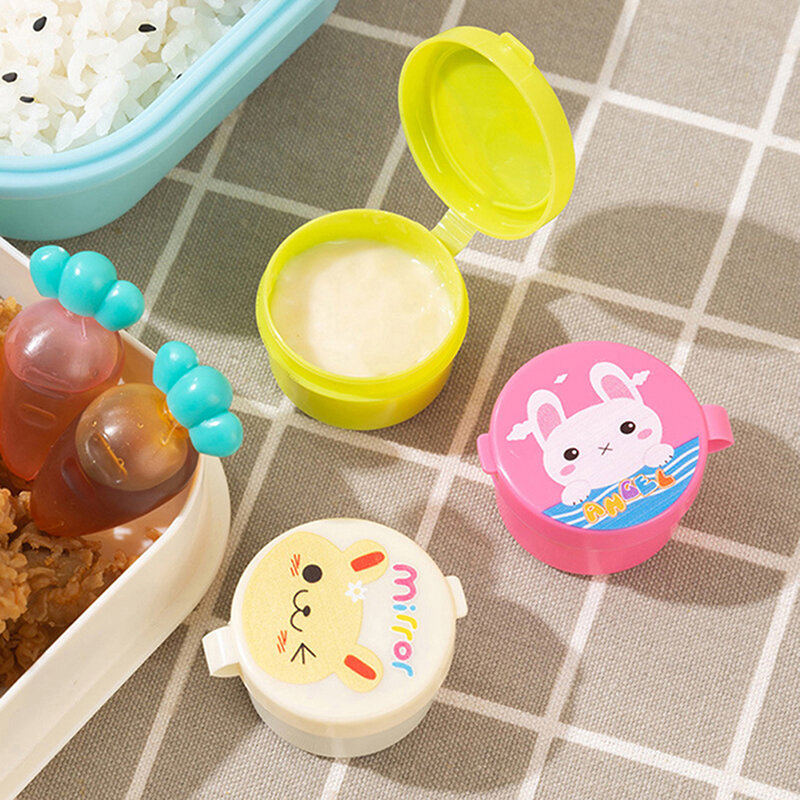Mini Seasoning Sauce Bottle Portable Ketchup Bottle Salad Dressing Container For Bento Lunch Box Kitchen Accessories