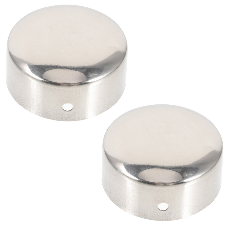 2 Pcs Cover Shoulder Bag End Caps For Protector Protector Caps for Metal Stainless Steel Grab Bar Tube
