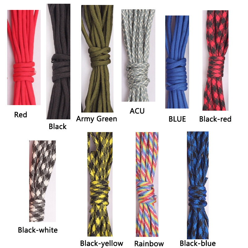 100FT Paracord 550 Cord Rope 7 Stand For Monkeys Fist Self defense Slungshot Sailors Broken Window Personal Survival Weapons