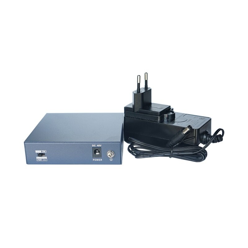 HIK 4CH przełącznik PoE LAN przełącznik sieciowy, DS-3E0105P-E/M niezarządzalny przełącznik PoE LAN