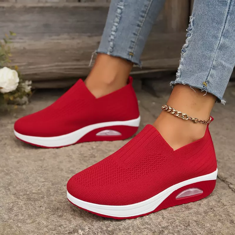 Women Causal Sneakers Summer New Fashion Breathable Ladies Mesh Lace Up Sports Shoes for Women Platform Walking Designer Shoes