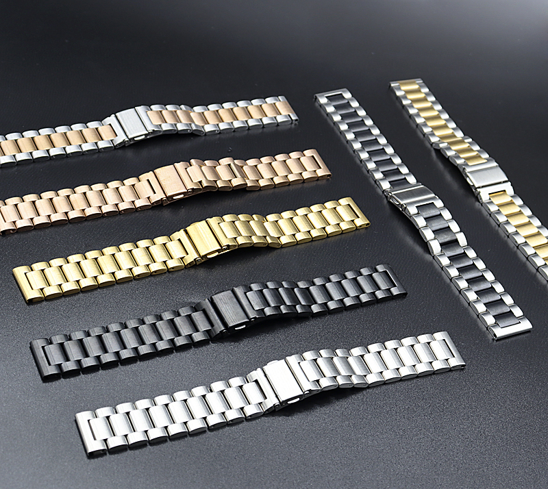 Bracelet classique en acier inoxydable, pour Samsung Galaxy Watch 4 44mm 40mm 42mm 46mm, pour Samsung Watch 3 Correa S3 45mm