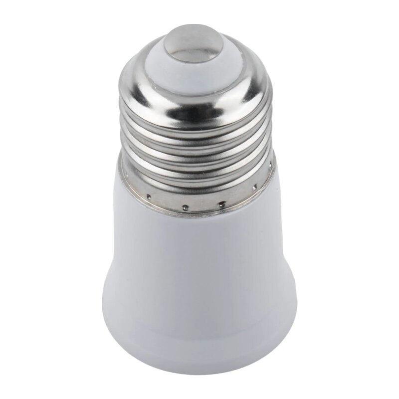 E27 To E27 Extend Socket Base 1pc 3cm 1.2 Inch Extension Base Lamp Holder Converter Light Bulb Socket Extender