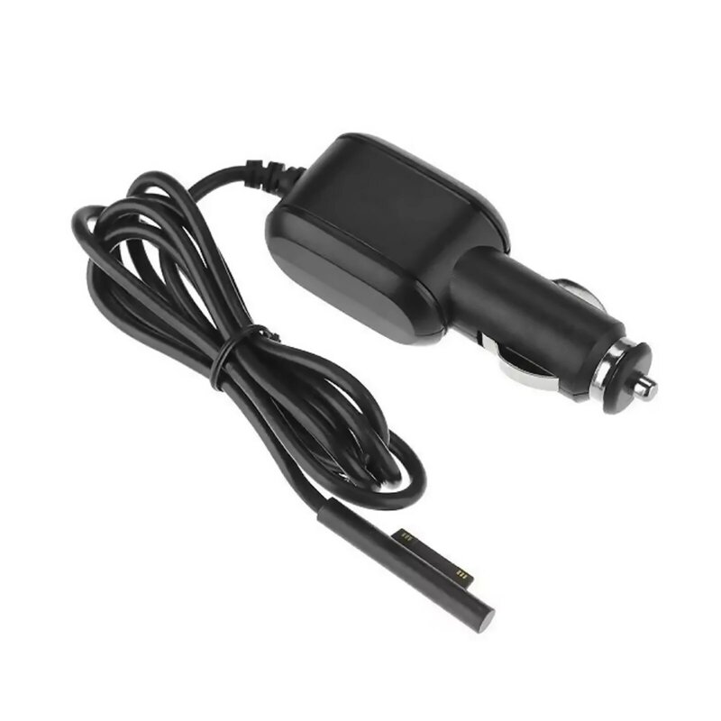 For Surface 15V 3A Car Charger For Microsoft Surface Pro 7 6 5 4 3 Charger Tablet Power Supply Adapter Auto Accessories 120cm