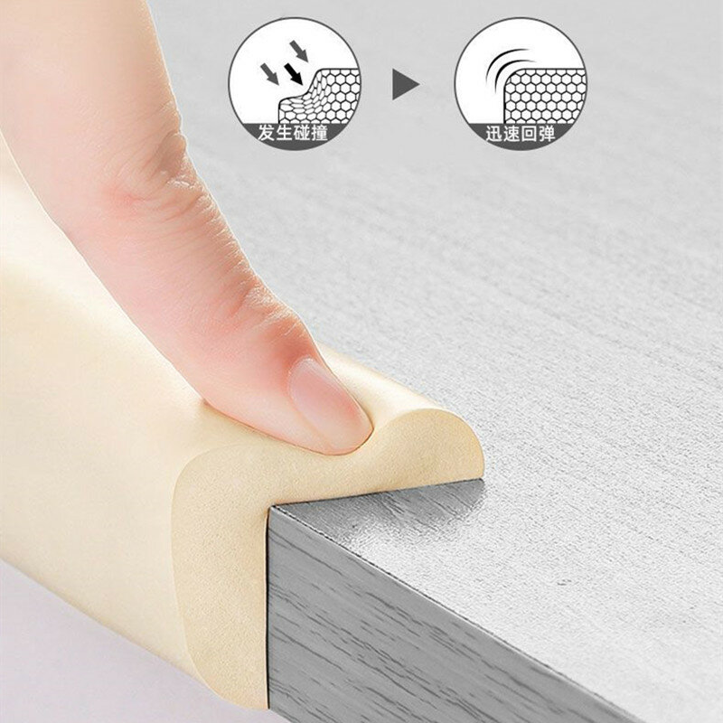 Table corner edge anti-collision strip Children's anti-collision foam protective strip baby cabinet edge corner protector