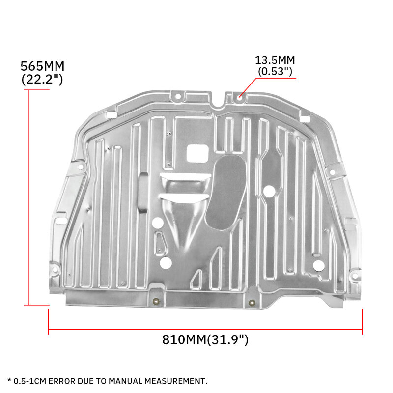 Muslimengine Splash Guard Under Car Shield Cover Board per 16-21 Honda Civic 1.5L 2.0L L4