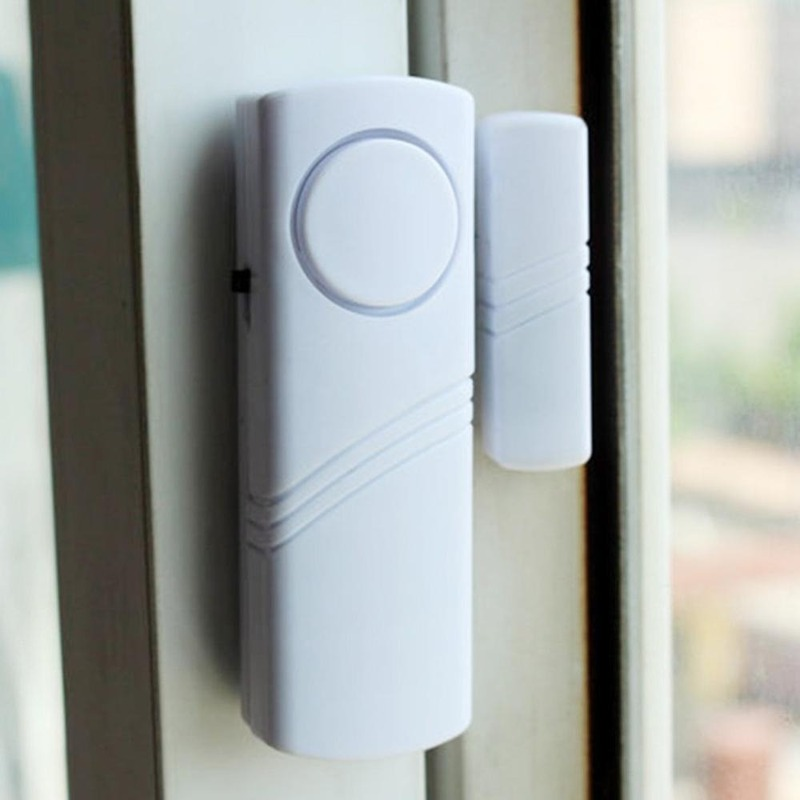 磁気センサー付き盗難防止アラーム,ドアと窓用のワイヤレスセキュリティデバイス,家庭用セキュリティデバイス
